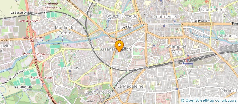 localisation de l'entreprise SCI HAUMEA  RENNES