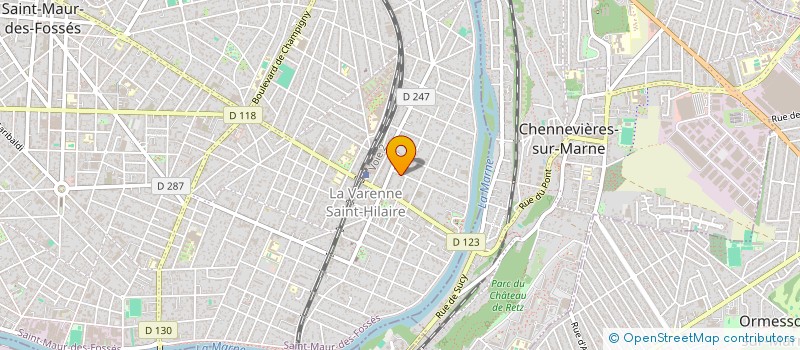 localisation de l'entreprise SCI HAUREA à SAINT-MAUR-DES-FOSSES