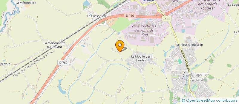 localisation de l'entreprise SCI HAUREDE  LES ACHARDS