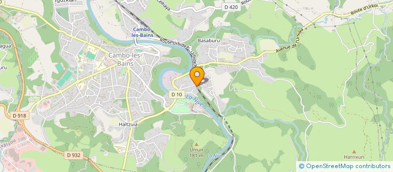 localisation de l'entreprise SCI HAURREKIN  CAMBO-LES-BAINS