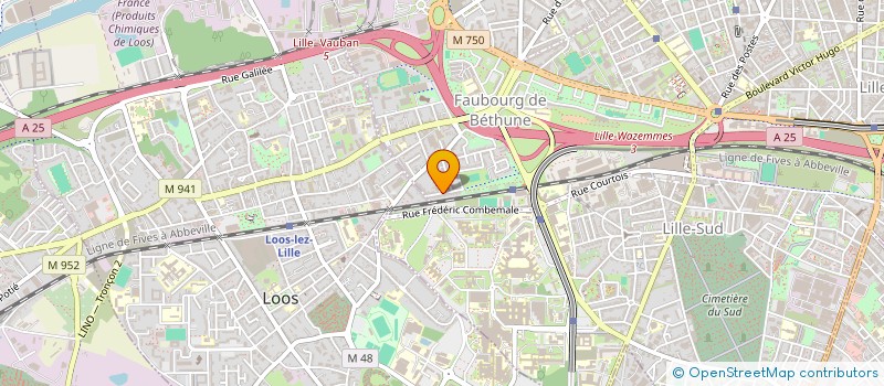 localisation de l'entreprise SCI HAUSER PITON à LILLE