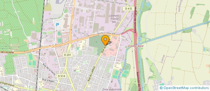 localisation de l'entreprise SCI HAUSSMANN  COLMAR