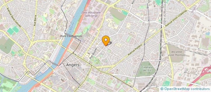 localisation de l'entreprise SCI HAUSSMANN II à ANGERS