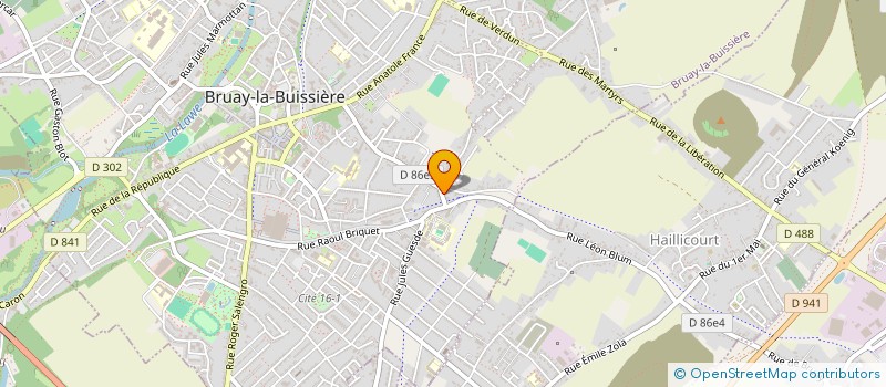 localisation de l'entreprise SCI HAUT BASEILLE à BRUAY-LA-BUISSIERE