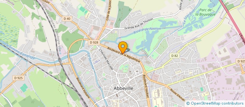 localisation de l'entreprise SCI HAUT BOUT-TERNOIS à ABBEVILLE