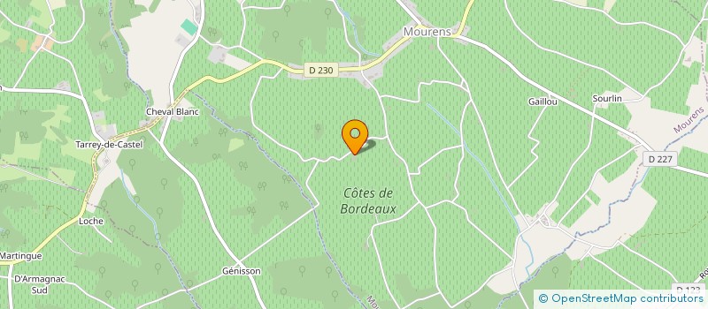 localisation de l'entreprise SCI HAUT BRION  MOURENS