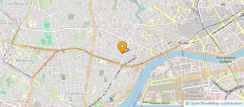 localisation de l'entreprise SCI HAUT DANTE 95  NANTES