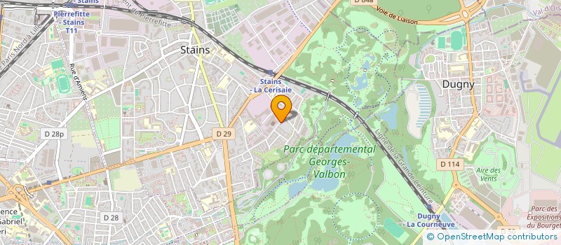 localisation de l'entreprise SCI HAUT DE GAMME à STAINS