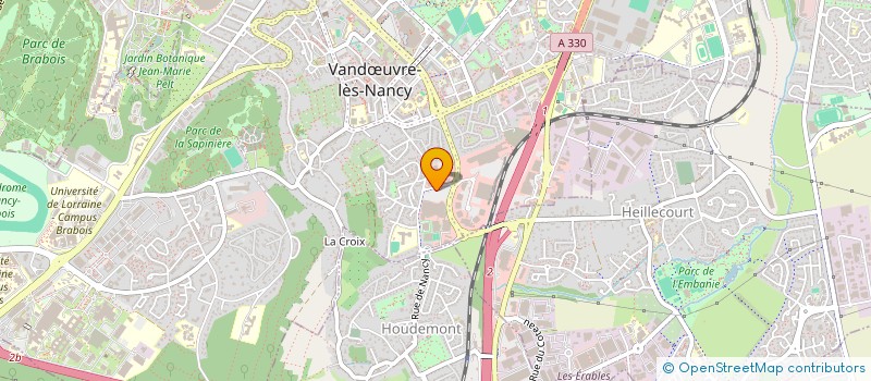 localisation de l'entreprise SCI HAUT DE PENOY  VANDUVRE-LES-NANCY