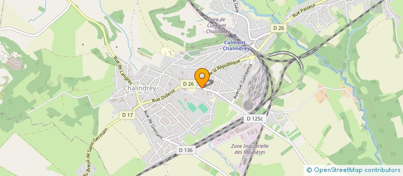 localisation de l'entreprise SCI HAUT DES NOUES à CHALINDREY