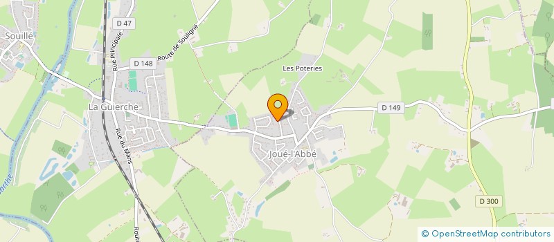 localisation de l'entreprise SCI HAUT ECLAIR  JOUE-L'ABBE