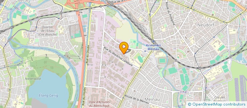 localisation de l'entreprise SCI HAUT LA FAYETTE  STRASBOURG