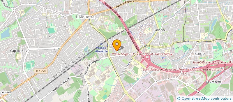 localisation de l'entreprise SCI HAUT LEVEQUE  PESSAC