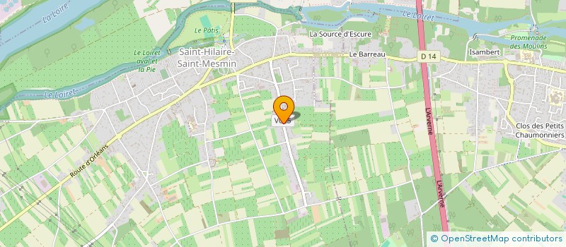 localisation de l'entreprise SCI HAUT MIDI à SAINT-HILAIRE-SAINT-MESMIN