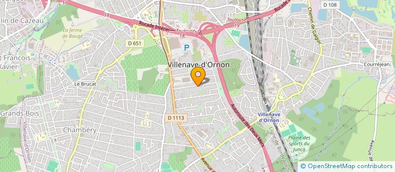 localisation de l'entreprise SCI HAUT PONTAC  VILLENAVE-D'ORNON