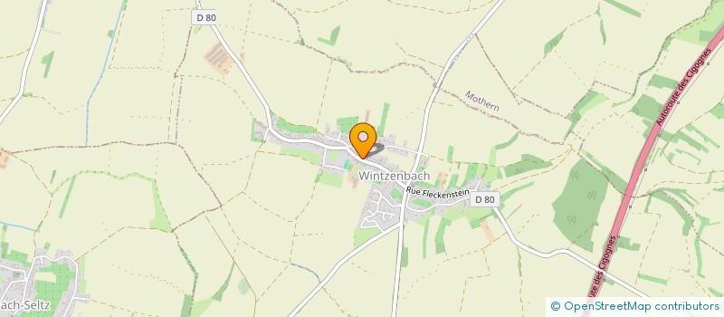 localisation de l'entreprise SCI HAUT-RHIN  WINTZENBACH