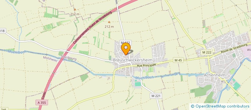 localisation de l'entreprise SCI HAUT ROULIER  BREUSCHWICKERSHEIM