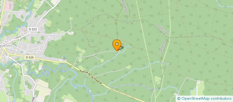 localisation de l'entreprise SCI HAUT SOURBA  SARBAZAN