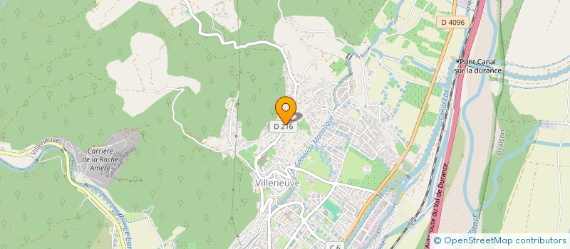 localisation de l'entreprise SCI HAUT ST LAZARE  PERTUIS