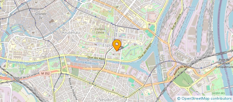 localisation de l'entreprise SCI HAUTE  STRASBOURG