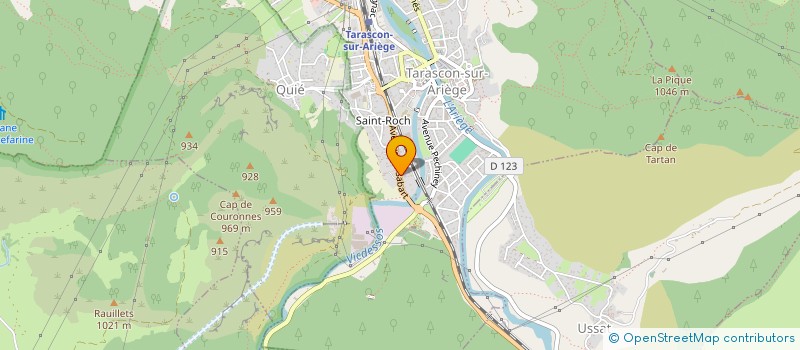 localisation de l'entreprise SCI HAUTE-ARIEGE à TARASCON-SUR-ARIEGE