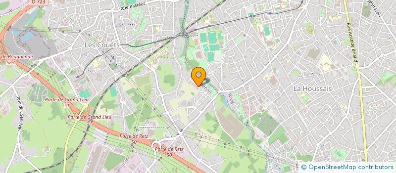 localisation de l'entreprise SCI HAUTE GOULAINE à BOUGUENAIS