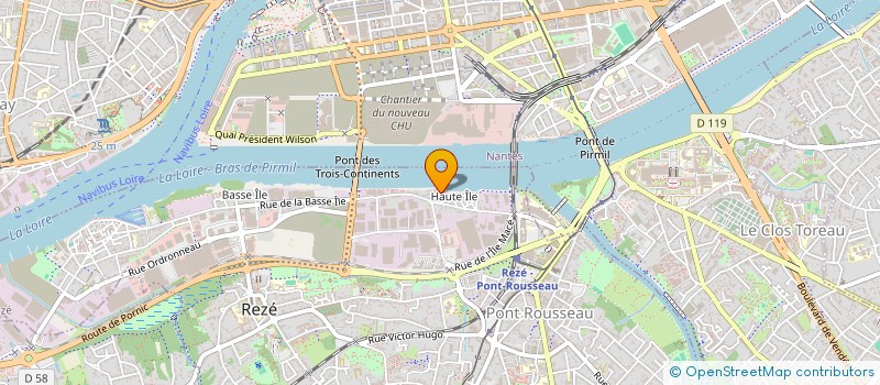 localisation de l'entreprise SCI HAUTE ILE  REZE