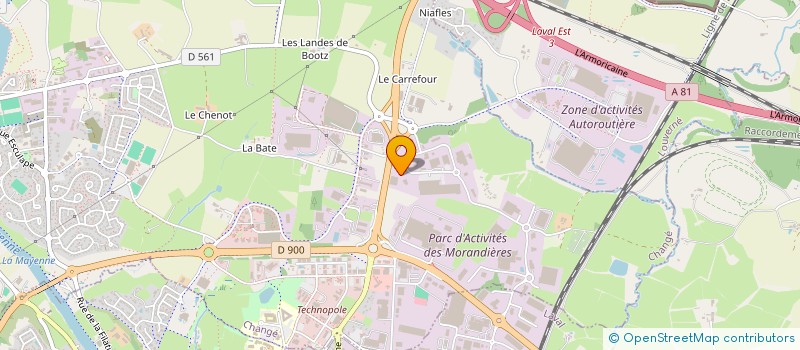 localisation de l'entreprise SCI HAUTE ROCHE  CHANGE