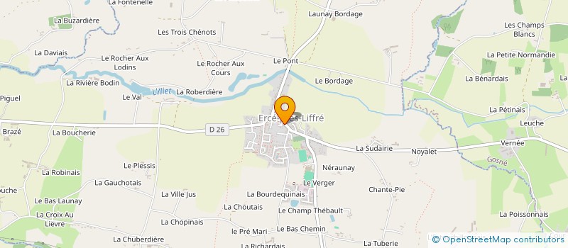 localisation de l'entreprise SCI HAUTE SEVE  ERCE-PRES-LIFFRE