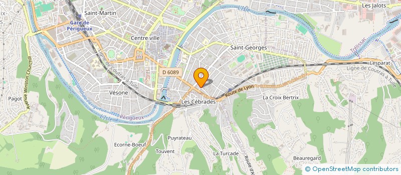 localisation de l'entreprise SCI HAUTE ST GEORGES à PERIGUEUX