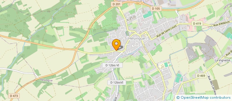 localisation de l'entreprise SCI HAUTE VADOIE  HESINGUE