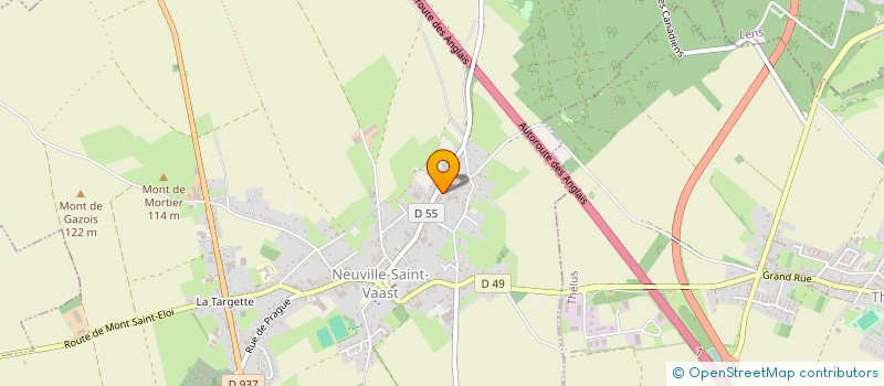 localisation de l'entreprise SCI HAUTECOEUR NEUVILLE  NEUVILLE-SAINT-VAAST
