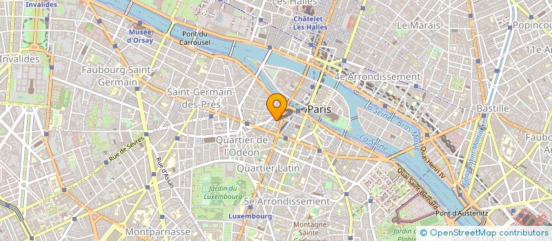 localisation de l'entreprise SCI HAUTEFEUILLE  PARIS