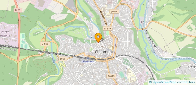 localisation de l'entreprise SCI HAUTEFEUILLE à CHAUMONT