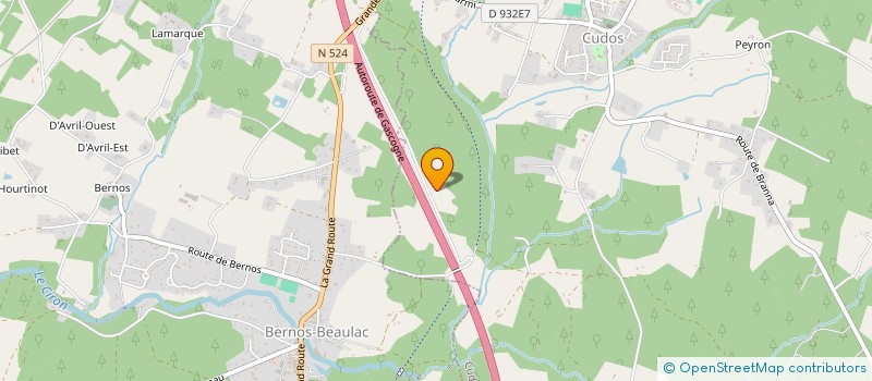 localisation de l'entreprise SCI HAUTEFORT  LE BARP