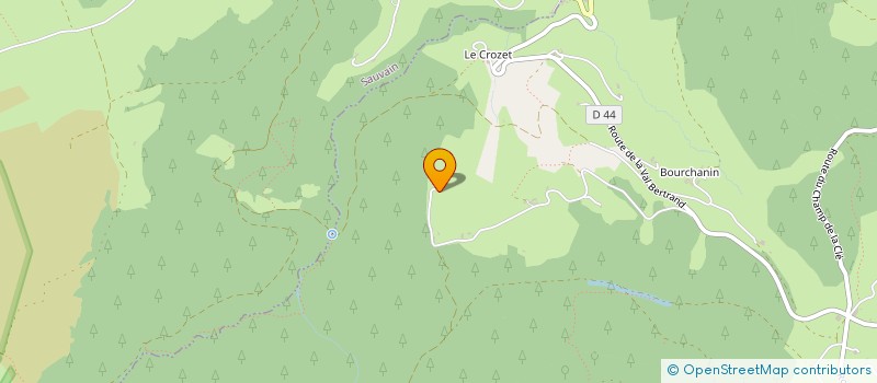 localisation de l'entreprise SCI HAUTES CHAUMES DE GARNIER  SAINT-BONNET-LE-COURREAU