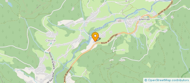 localisation de l'entreprise SCI HAUTES VOSGES PATRIMOINE  LE SYNDICAT