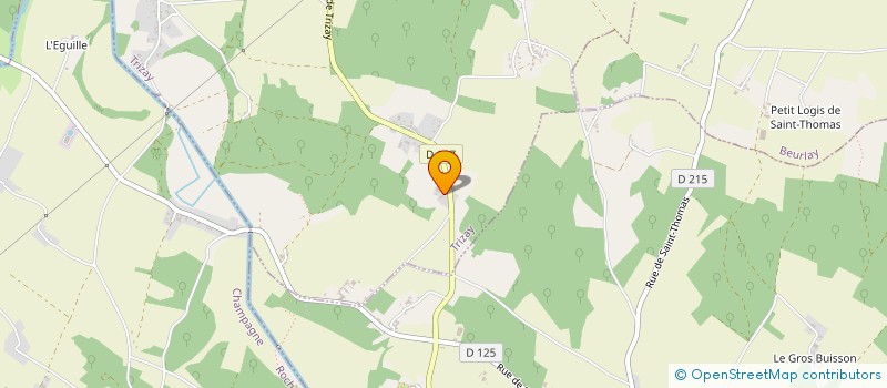 localisation de l'entreprise SCI HAUTEURS SAVINOISES  TRIZAY