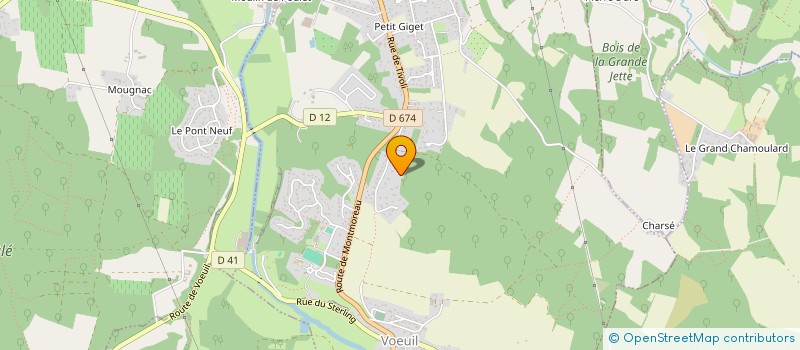 localisation de l'entreprise SCI HAUTJARDIN à VŒUIL-ET-GIGET