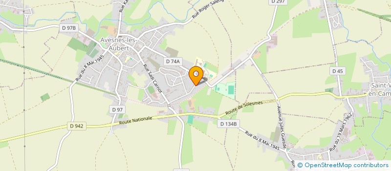 localisation de l'entreprise SCI HAUTS D'AVESNES  AVESNES-LES-AUBERT