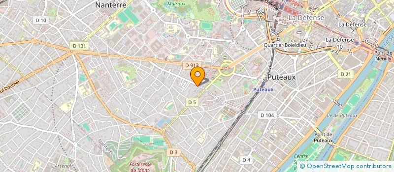 localisation de l'entreprise SCI HAUTS DE NANTERRE  NANTERRE