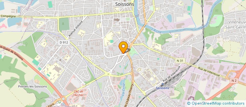 localisation de l'entreprise SCI HAUTS DE SAINT AIGULF à SOISSONS