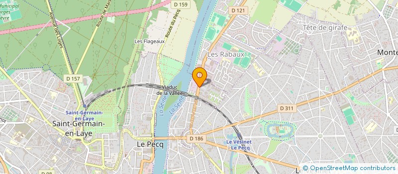 localisation de l'entreprise SCI HAUTS-DE-SEINE DEVELOPPEMENT  LE PECQ