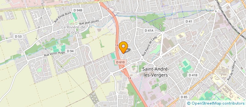 localisation de l'entreprise SCI HAUVAL  SAINT-ANDRE-LES-VERGERS