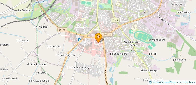 localisation de l'entreprise SCI HAV  VITRE