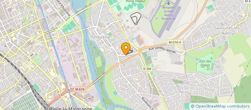 localisation de l'entreprise SCI HAVA  TOMBLAINE