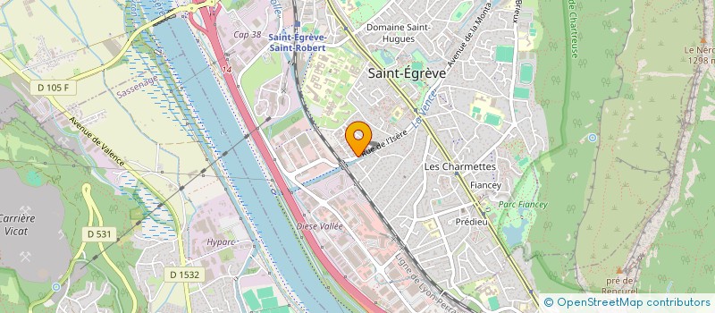 localisation de l'entreprise SCI HAVANE  SAINT-EGREVE