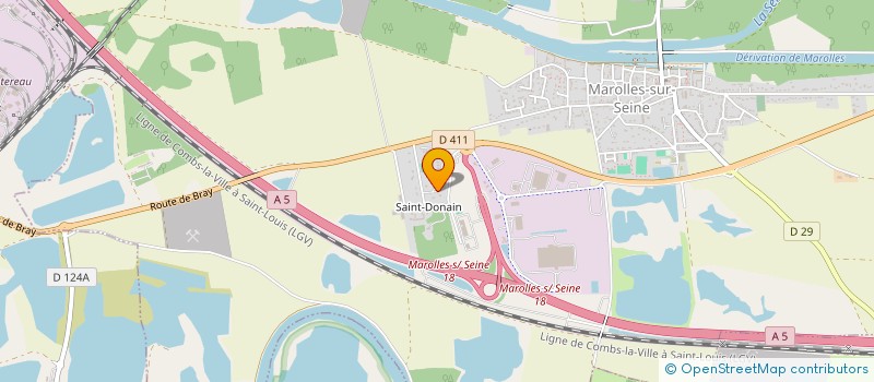 localisation de l'entreprise SCI HAVANNE  MAROLLES-SUR-SEINE