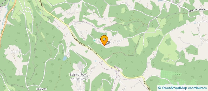 localisation de l'entreprise SCI HAVEKOTTE  SAINTE FOY DE BELVES