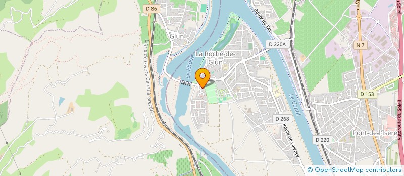 localisation de l'entreprise SCI HAVENS  LA ROCHE-DE-GLUN